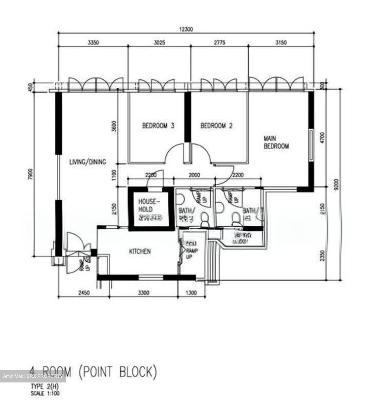 Blk 12C Straits Vista @ Marsiling (Woodlands), HDB 4 Rooms #620314721